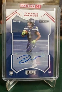 2021 Panini Playoff D'wayne Eskridge Seattle Seahawks SP Rookie Red Zone Auto - Picture 1 of 5