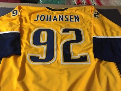 Ryan Johansen Signed Custom Nashville Predators Jersey -OK Hologram - Image 1 of 4
