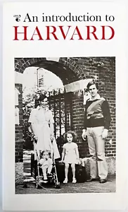 1976 AN INTRODUCTION TO HARVARD book - Appointments Opportunities Origins Photos - Foto 1 di 8