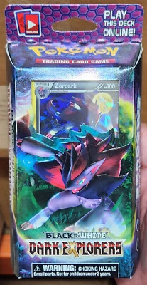 POKEMON BLACK WHITE DARK EXPLORERS SHADOWS (ZOROARK) THEME DECK SEALED/NEW - Image 1 of 2