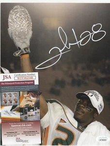 CLINTON PORTIS MIAMI HURRICANES JSA AUTHENTICATED ACTION SIGNED 8x10 - Picture 1 of 1