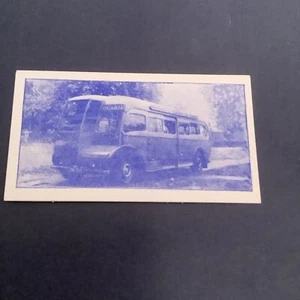 1955 Blue Band History Of London Transport Card #15 Experimental TF Coach OO - Bild 1 von 2