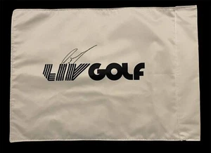 Greg ""The Shark"" normannisch signiert LIV Golfflagge COA-sicheres Foto - Bild 1 von 1