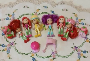 BULK LOT OF STRAWBERRY SHORTCAKE LITTLE DOLLS HASBRO 2008 - Picture 1 of 4