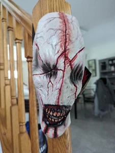Asmodeus Demon Half-Mask Ghost Horror Costume - Picture 1 of 3