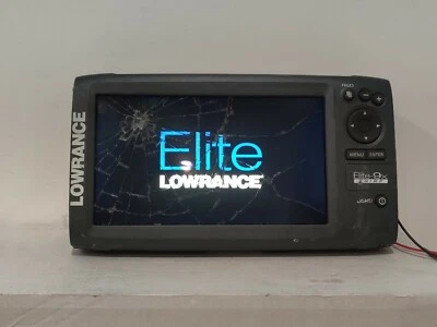 Lowrance Elite-9x Chirp FishFinder Chartplotter  -TESTED - Image 1 of 4