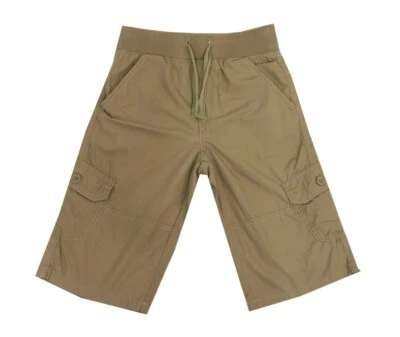 Pantalones cortos cargo Guess bronceados para niños grandes 8,10,20 Foto 1 de 2