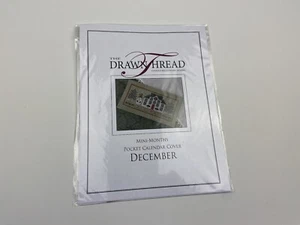 The Drawn Thread Needlepoint Cross Stitch Chart Mini Month Calendar December - Picture 1 of 3