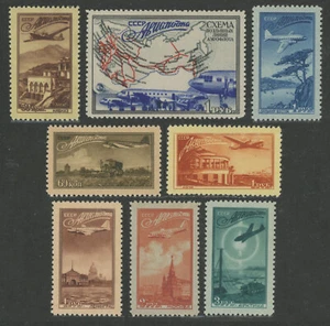 Rusia, Scott# C83 - C90, Michel# 1401 - 1408, MHOG. - Imagen 1 de 2