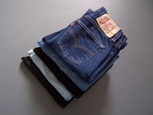 LEVIS 501 JEANS VINTAGE STRAIGHT LEG GRADE A 7500 PAIRS SOLD BEST SIZES FREE P&P - Picture 1 of 16