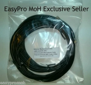 Polycom 2200-41220-003 (RC) Extended Mic Cable 25ft For SoundStation2 VTX1000 IP - Picture 1 of 4