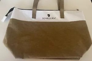 SEABOURN Cruise Line Premium Tote Schultertasche Weiß Khaki - Bild 1 von 5