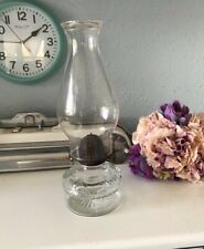 Retro Clear Glass Kerosene - oil Lamp with glass shade