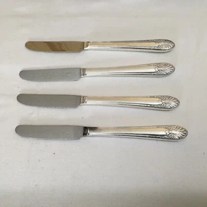 Crown Silverplate Radiance Butter Knives Set of 4 8.25” G12 - Bild 1 von 7