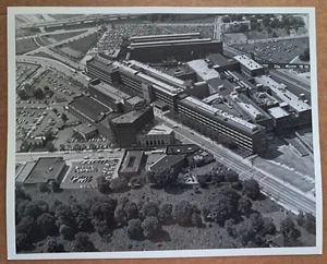 Goodyear Plant 1 Buildings 1970s Arial BEV View Akron OH Ohio - Real 8X10 Photo - Picture 1 of 3