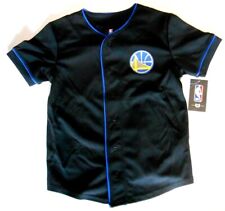 Golden State Warriors Basketball Baseball Style Jersey NBA Stephen Curry Youth