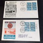 SANTA FE NEW MEXICO PALACE OF THE GOVERNORS 1960 KEN BOLL CACHET FDC Lot Of 2