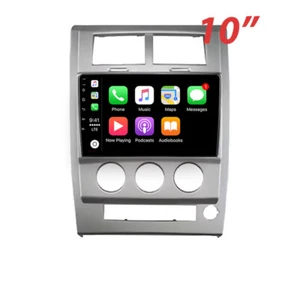 10" Wireless Carplay Android Auto Sat Nav Nakamichi For Jeep Cherokee 2008-2011 - Picture 1 of 3