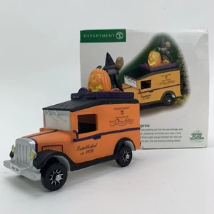 Dept 56 Halloween Village Express 56.58634 Witch Pumpkin Van 58634 Heritage - Picture 1 of 24