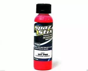 New Spaz Stix SZX02000 Hot Pink Fluorescent Airbrush Paint (R/C Lexan Body) - Picture 1 of 2