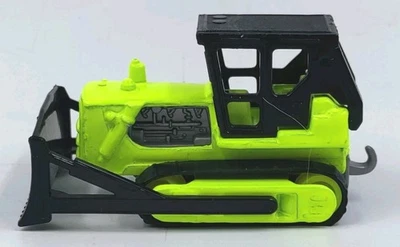 Matchbox 1979 #64 Caterpillar Bulldozer Lime Green Black 1:64 Diecast Loose - Image 1 of 4
