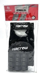 Guanto da hockey Harrow Field mano sinistra mezza dita grande nero NUOVO SPEDIZIONE VELOCE - Foto 1 di 6