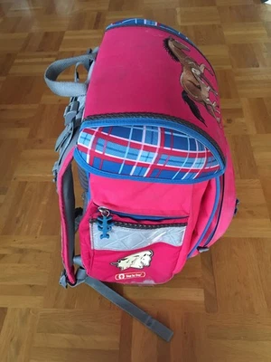 Schulranzen Step by step pink Pferde Horse Mädchen Grundschule 1. bis 4. Klasse - Bild 1 von 4