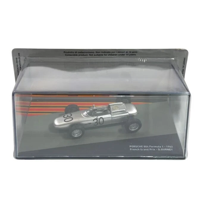 Modellino Auto Ex Magazine 1/43 Porsche 804 Formula 1 French Grand Prix 1962 ... - Immagine 1 di 1