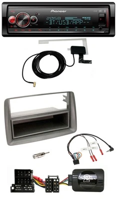 Pioneer Bluetooth DAB USB Lenkrad Autoradio für Alfa GT 147 Ablage silber - Bild 1 von 4