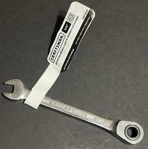 NEW 1/4" Craftsman 12 PT Ratcheting Combination Wrench SAE CMMT39230 - Bild 1 von 4
