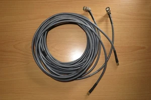 Twin Koaxkabel für LTE MIMO- Belden H155 - BNC Winkelstecker-- SMA Stecker 7 m - Bild 1 von 1