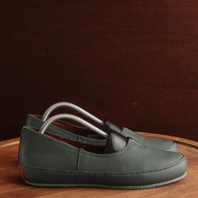 Zapato Sergio Tomani WMS TALLA EU 37 EE. UU. 6,5-7 Cuero Verde Sin Cordones Comodidad Mary Jane Foto 1 de 4