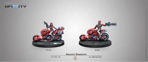 Infinity NA2 JSA Aragoto Senkenbutai Spitfire Corvus Belli INF280733 japonés - Imagen 1 de 3