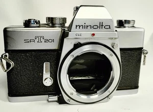 Minolta SRT 201 Camera  Shutter Works Light Meter Untested Sell As-is No Return  - Picture 1 of 10