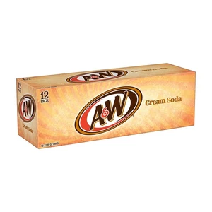 A&W Cream Soda Pop, paquete de 12 latas de 12 oz - Imagen 1 de 2