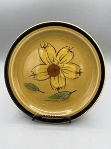 Designer’s Collection Honey Flowers  7-1/2 Inch Plate Hand Decorated  Stoneware - Picture 1 of 3