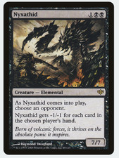 MTG X1: Nyxathid, Conflux, R, Heavy Play