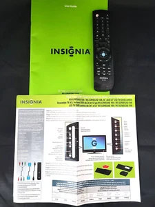 Insignia 32" LCD TV DVD Combo User Guide & remote NS-LTDVD32-09 OEM PreOwned - Foto 1 di 10