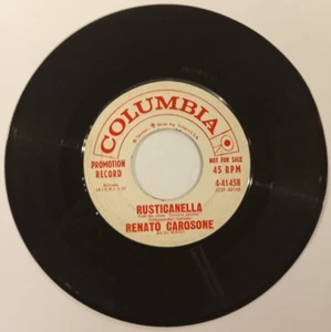 RENATO CAROSONE -RUSTICANELLA / ´O MAFIUSO- 1959 US 7" SINGLE PROMO, ROCK & ROLL - Picture 1 of 3