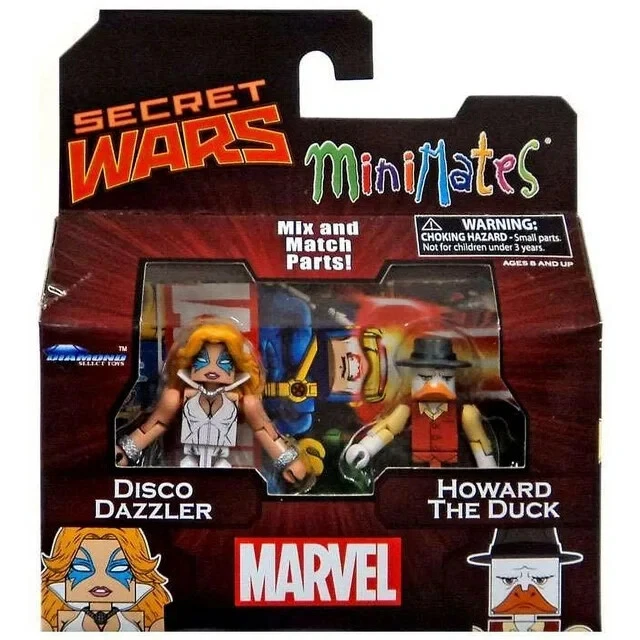 Disco Dazzler & Howard the Duck de Diamond Select Marvel Minimates Series 64 Foto 1 de 1