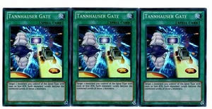 Yugioh- 3X Tannhauser Gate - Super Rare - Unlimited - ABYR-EN053 - Near Mint - Picture 1 of 1