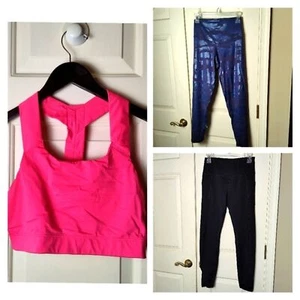Bundle of work out bra and two pairs of leggings - Picture 1 of 12