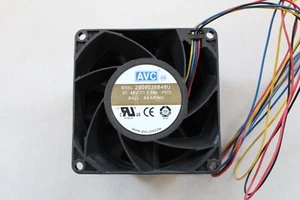 AVC Fan Lüfter Model: 2B08038B48U  DC48V 0.58A Ball Bearing - Bild 1 von 5