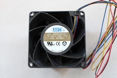 AVC Fan Lüfter Model: 2B08038B48U  DC48V 0.58A Ball Bearing - Bild 1 von 4