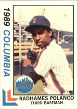 1989 Columbia Mets Best #21 Radhames Polanco - NM-MT