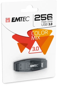Emtec USB-Stick256GB C410 / Schwarz - Afbeelding 1 van 2