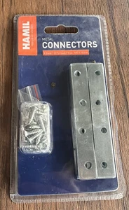 Hamal Tools metal connectors Joint 8pack 100 x 15mm 100x15mm 32screws include - Picture 1 of 3