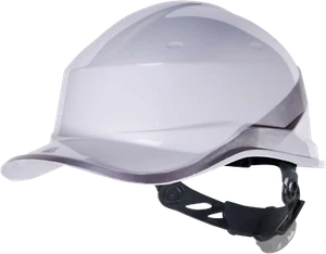 Casco Delta-Plus Diamond V Baseball Bianco Sicurezza DPI ABS - Foto 1 di 1