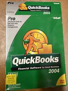 Intuit QuickBooks Pro 2004 with License for Windows 98/ME/2000/XP Used - Picture 1 of 6