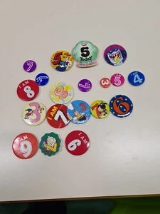 Vintage Badges Bundle Collection Age Birthda Collector's Set Job Lot 80s 90s 70s - Picture 1 of 1
